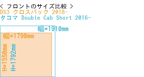 #DS3 クロスバック 2018- + タコマ Double Cab Short 2016-